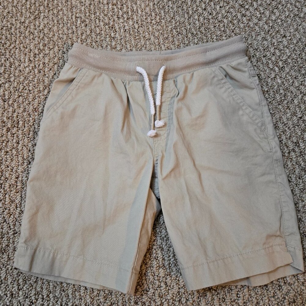 Cat & Jack Uniform Boys Pull-On-Shorts, Khaki, 6/6X